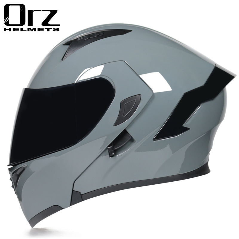 Modular Flip Up Motorcycle Helmet Dot Approved - DOT zatwierdzony modułowy kask motocyklowy z