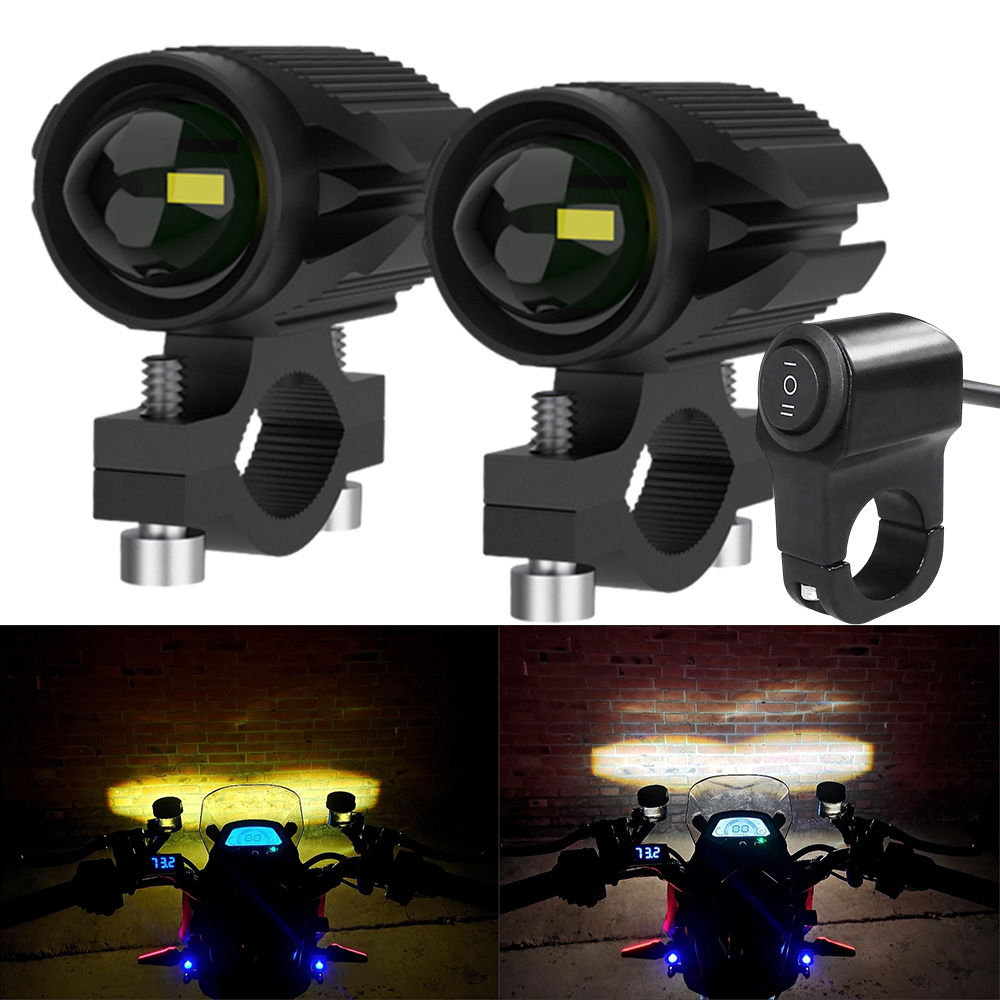 Dodatkowe reflektory LED do mo – Universal Motorcycle Led Headlight Projector recenzja i cena