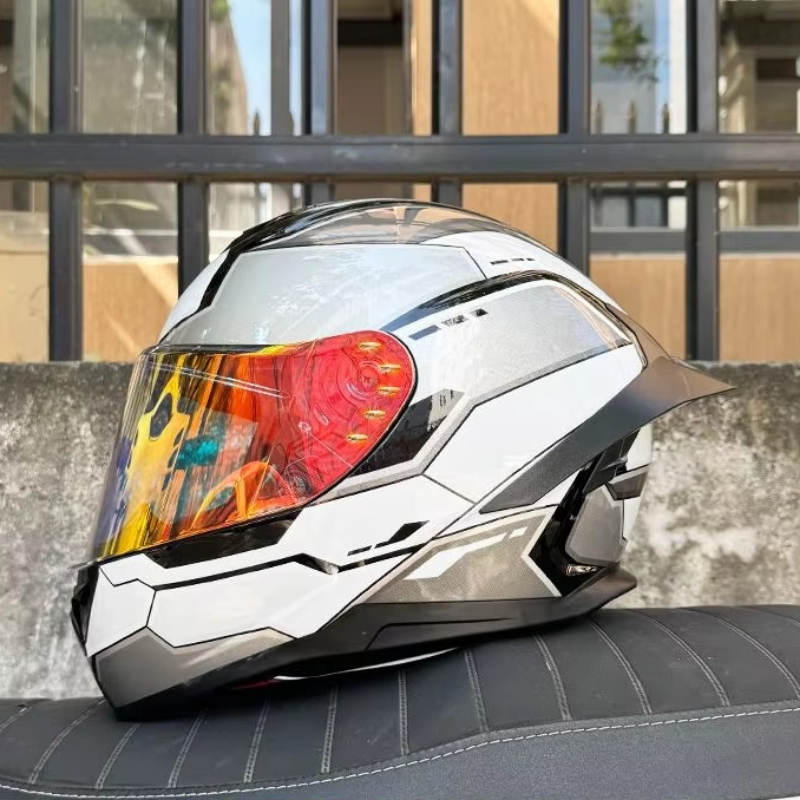 Kask motocyklowy ORZ Bluetooth – Full Face Motorcycle Helmet With Bluetooth recenzja i cena
