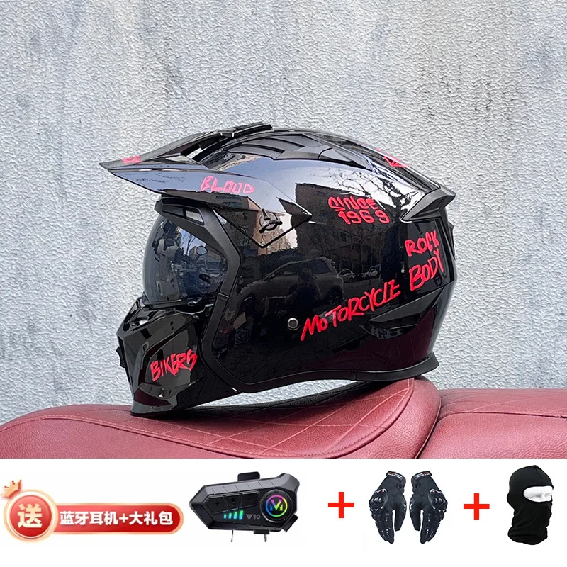 Orz Kask Bluetooth Off Road We – Full Face Motorcycle Helmet With Bluetooth recenzja i cena
