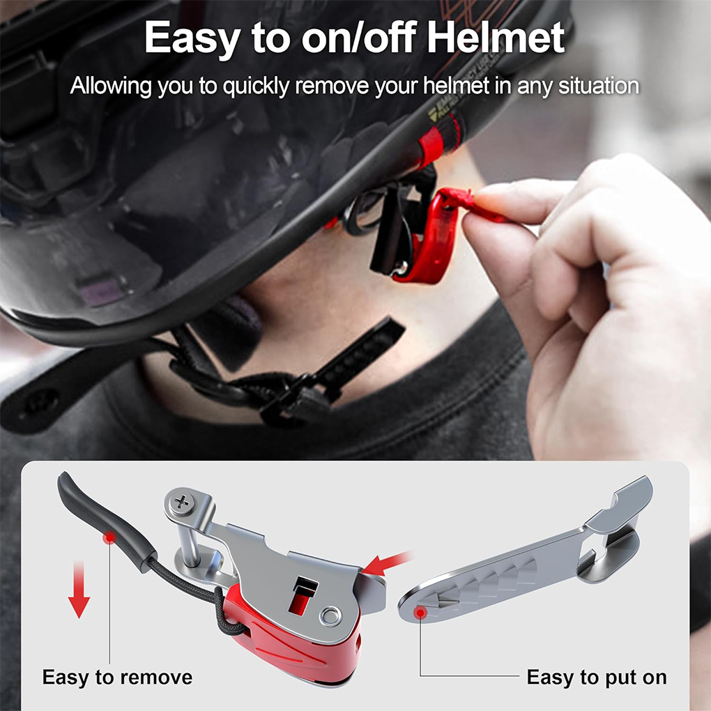 Lekki zestaw do szybkiego odpi – Quick Release Buckle Motorcycle Helmet recenzja i cena