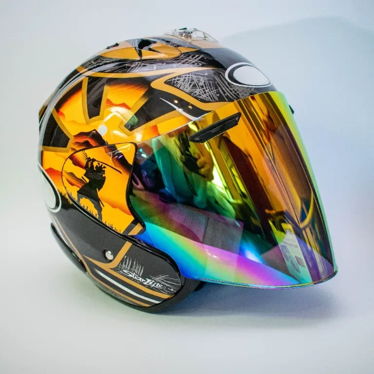 Kask motocyklowy 3/4 otwarty R – Full Face Motorcycle Helmet With Bluetooth recenzja i cena
