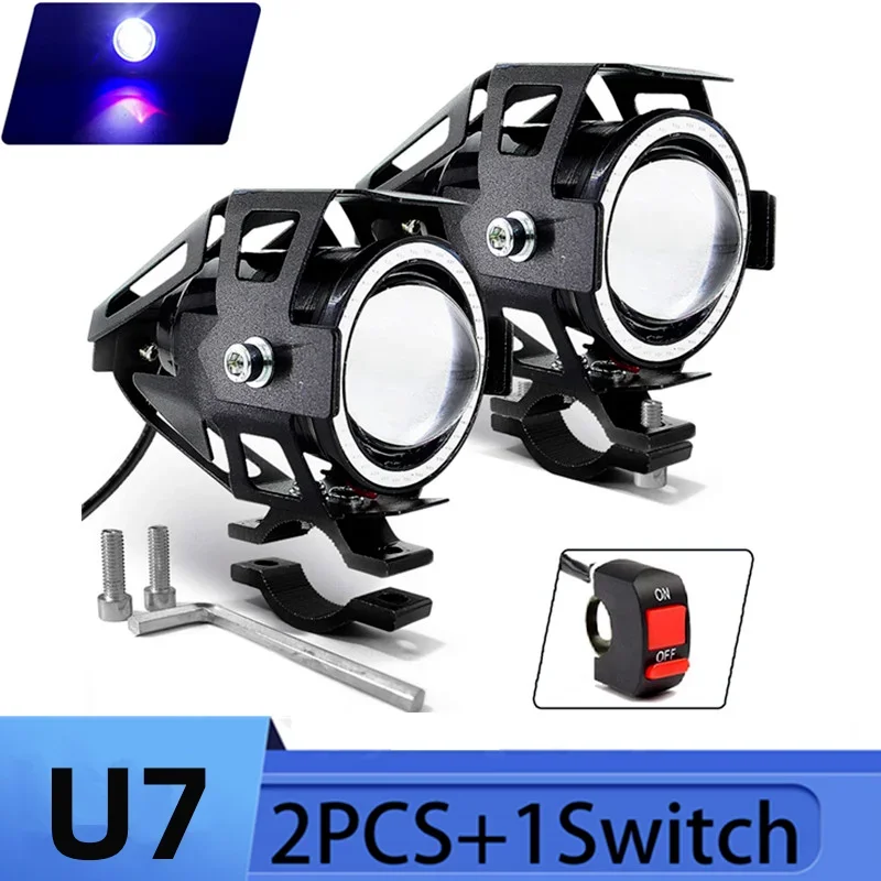U7 LED pomocniczy jasny motocy – Universal Motorcycle Led Headlight Projector recenzja i cena