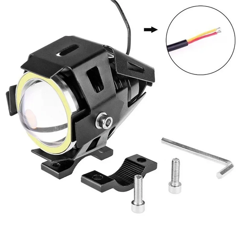 U7 LED pomocniczy jasny motocy – Universal Motorcycle Led Headlight Projector recenzja i cena