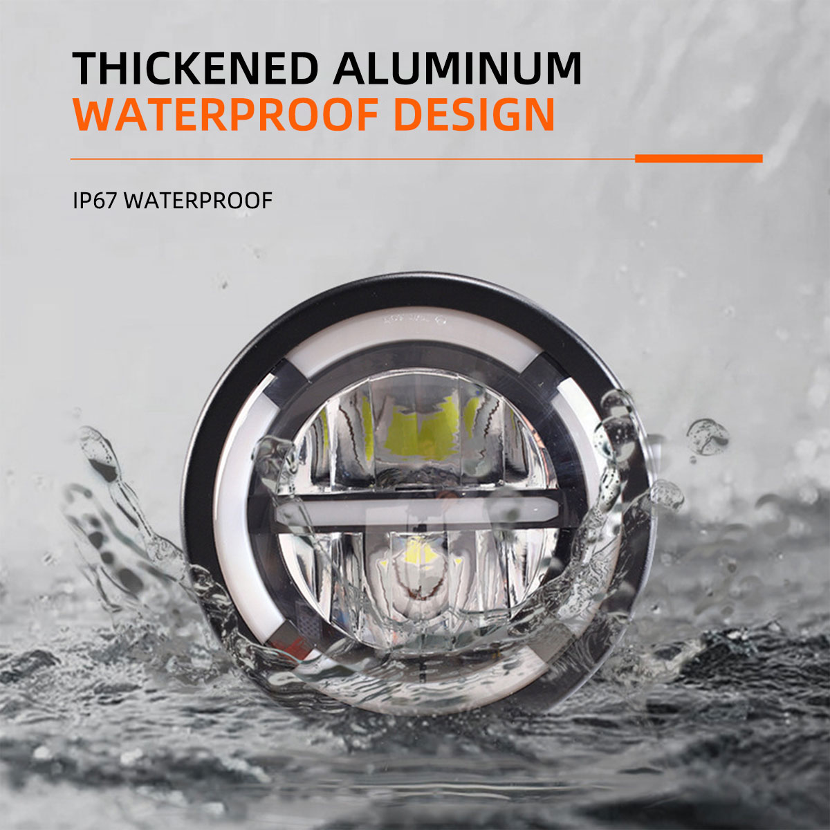 7-calowe reflektory LED do sam – Universal Motorcycle Led Headlight Projector recenzja i cena