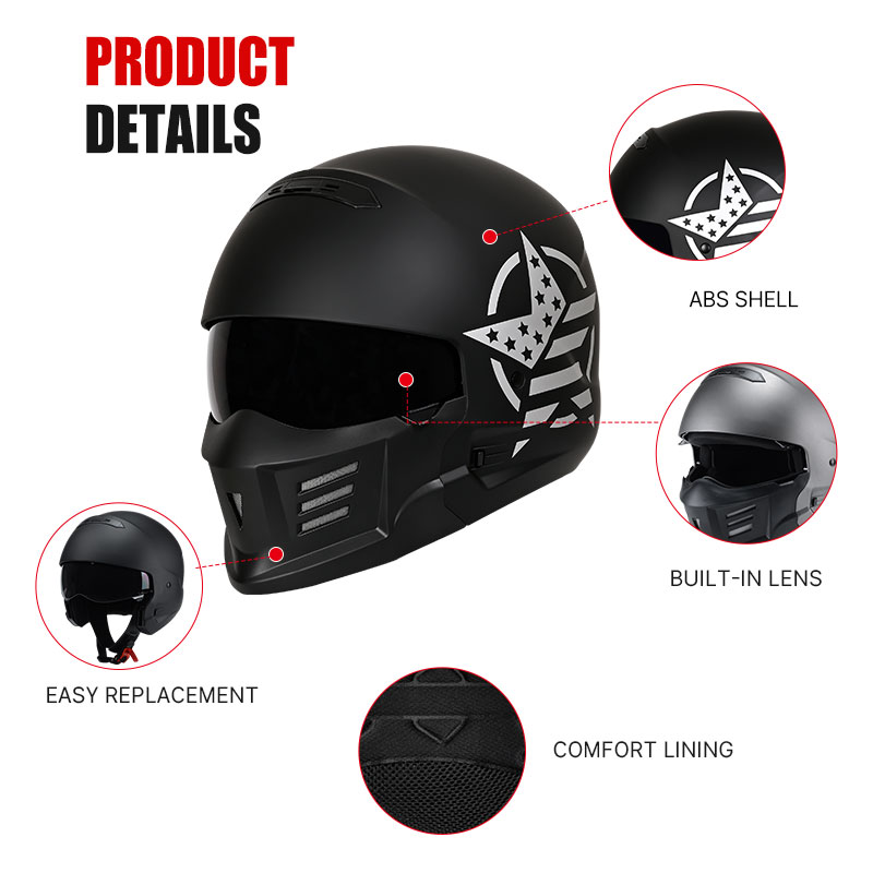 Skorpion kask fullface kombina – Full Face Motorcycle Helmet With Bluetooth recenzja i cena