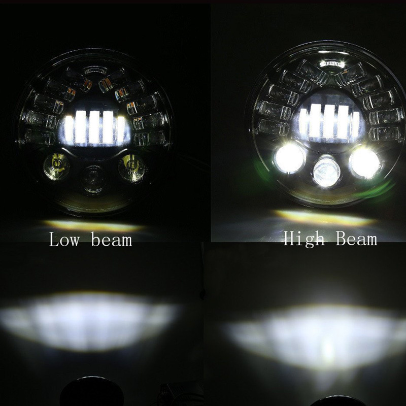 7-calowy Adaptacyjny Okrągły M – Universal Motorcycle Led Headlight Projector recenzja i cena