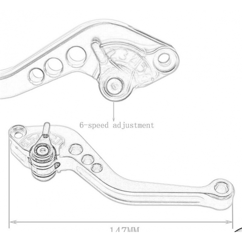 Krótka aluminiowa dźwignia ham – Cnc Aluminum Adjustable Brake Clutch Levers recenzja i cena
