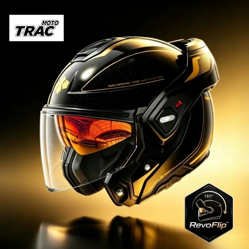 180 °   Odkrywany kask motocyk – Modular Flip Up Motorcycle Helmet Dot Approved recenzja i cena