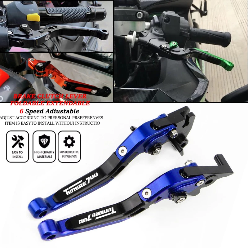 Pasuje do motocykli Tenere 700 – Cnc Aluminum Adjustable Brake Clutch Levers recenzja i cena