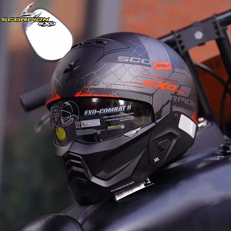 USA Scorpion Exo-Combat II kas – Full Face Motorcycle Helmet With Bluetooth recenzja i cena
